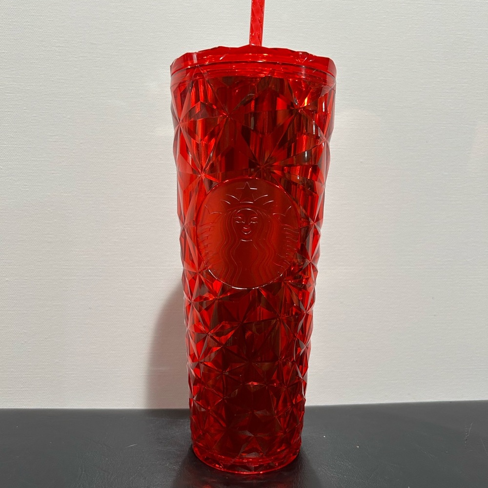 Starbucks Bold Red Tumbler with Lid